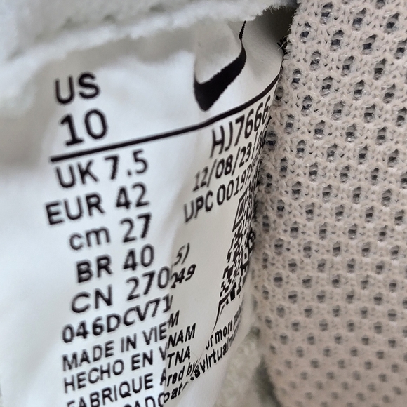 Nike ReactX Infinity Run 4 Sail Crimson Tint Women's Running Shoes Size 10 - Picture 8 of 8